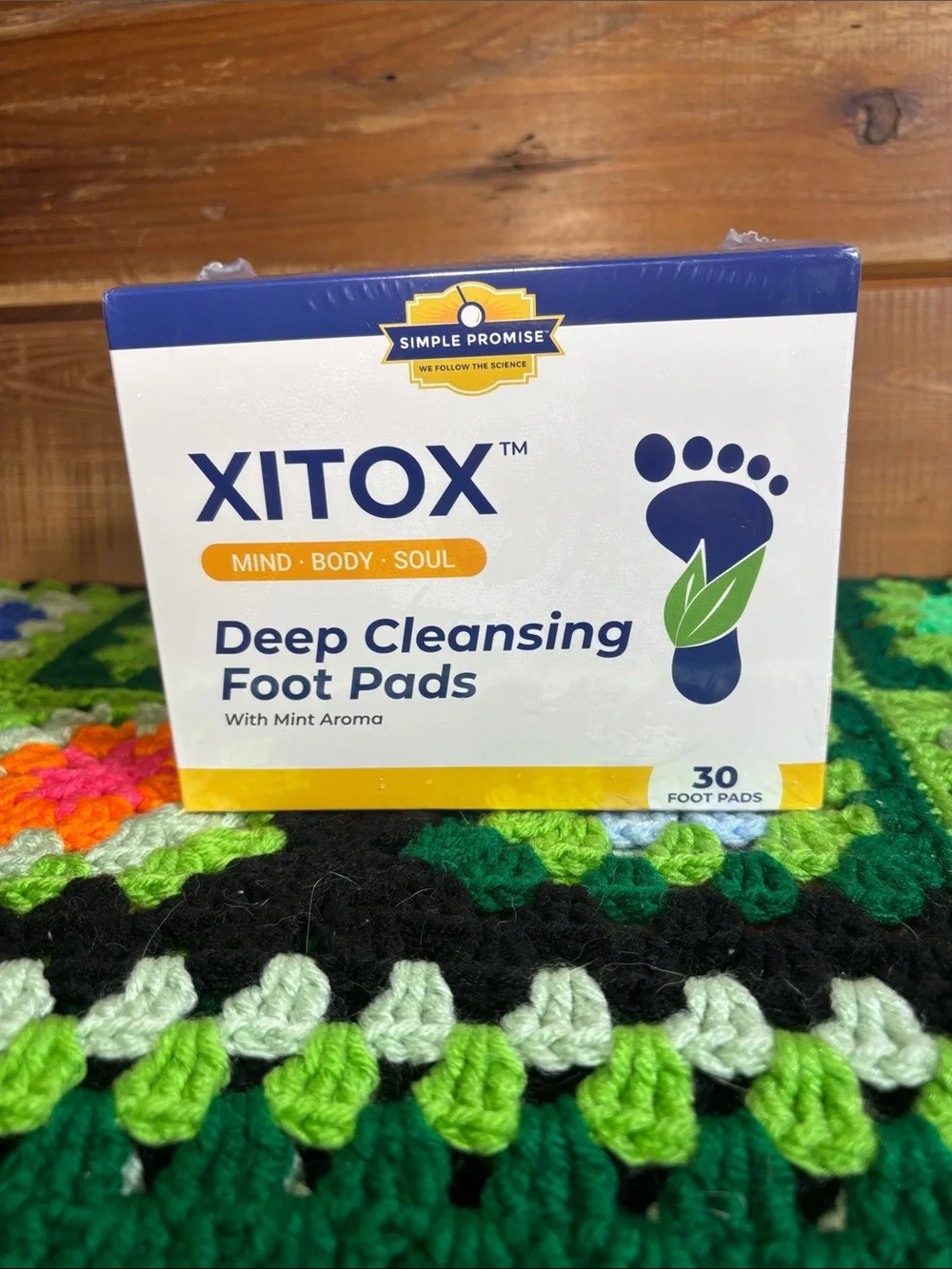 New Sealed XITOX Deep Cleansing Foot Pads by Simple Promise